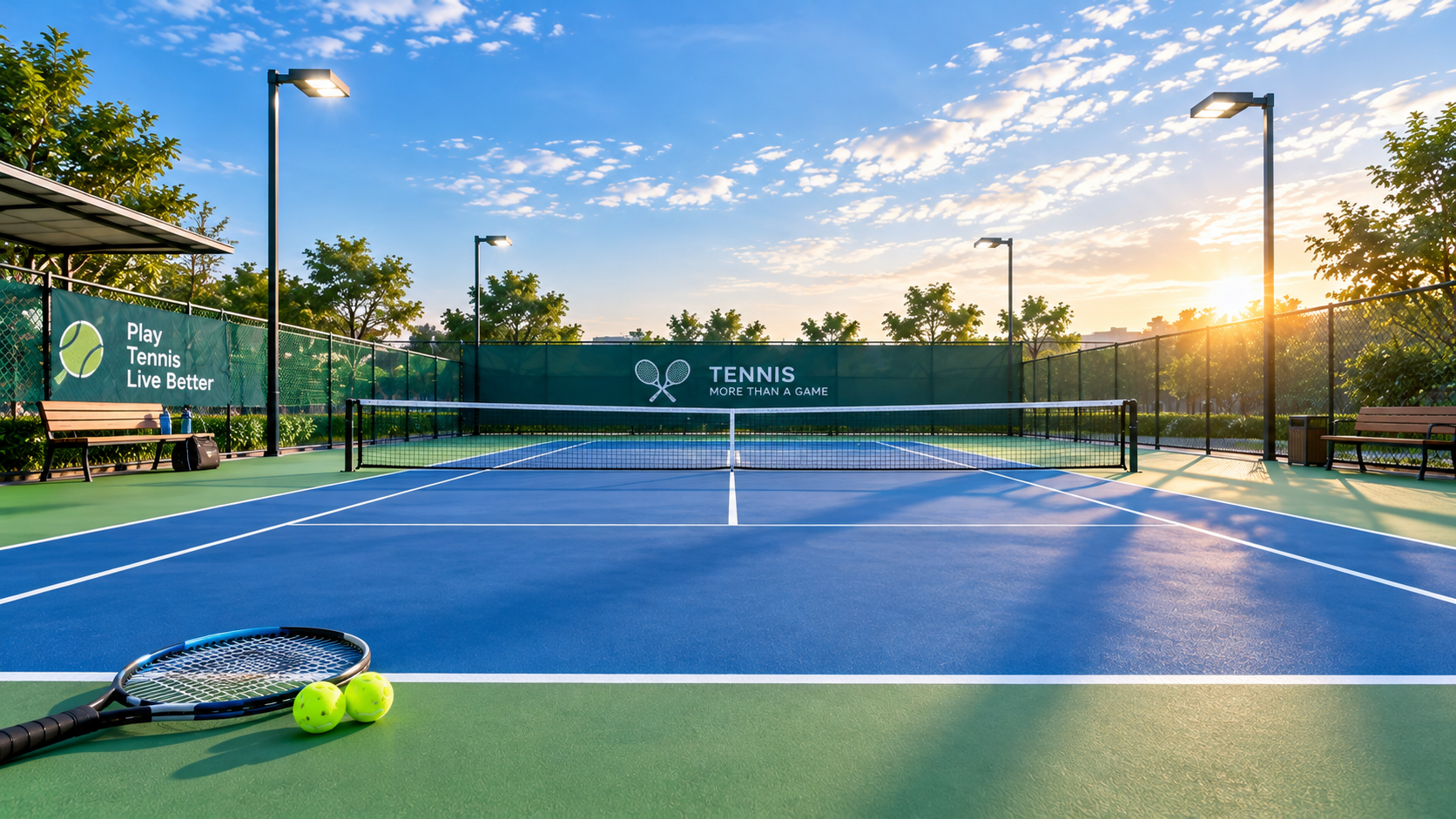 Sân Tennis SanBong.vn - Sân quần vợt tiêu chuẩn quốc tế
